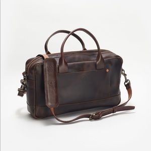 WP Standard Zip-Top Brief Case Full-Grain Leather